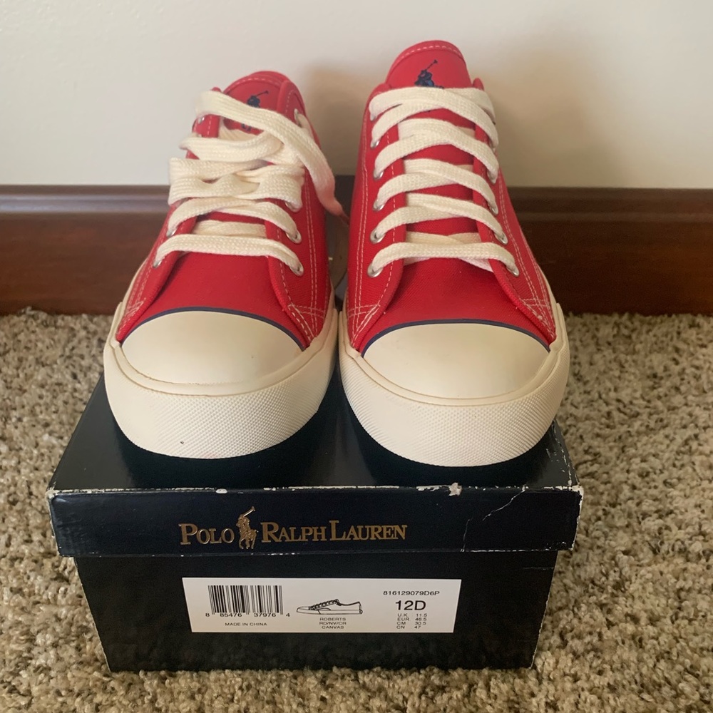 Polo Canvas Lace Ups New in Box
